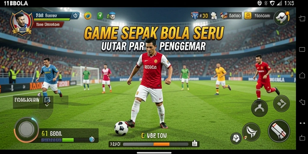 Tampilan gameplay 11BOLA yang seru dan penuh aksi.