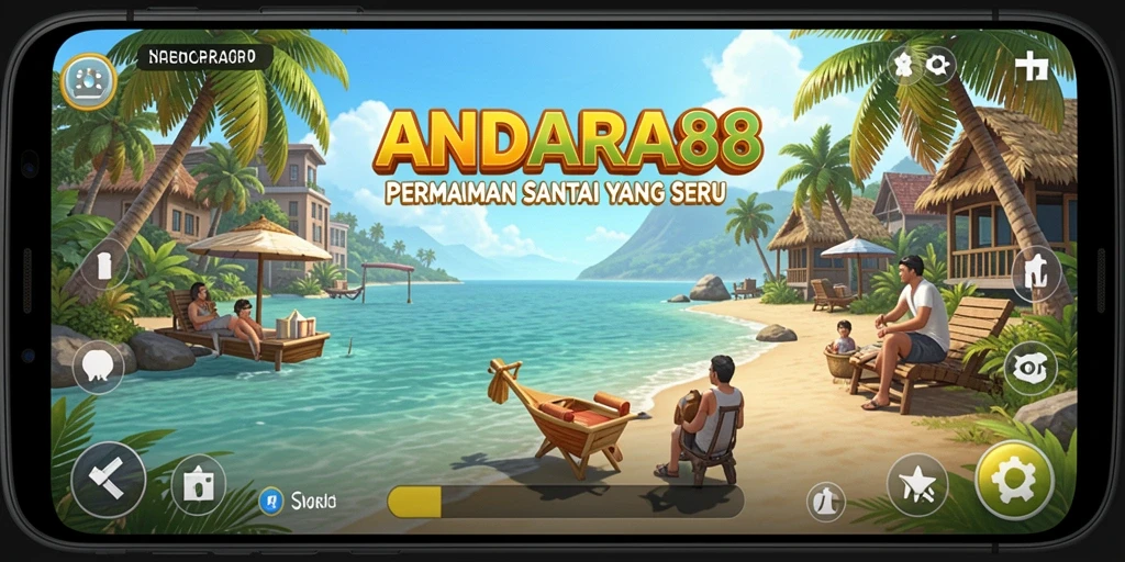 Tangkapan layar utama ANDARA88 memperlihatkan gameplay yang penuh warna dan tantangan.