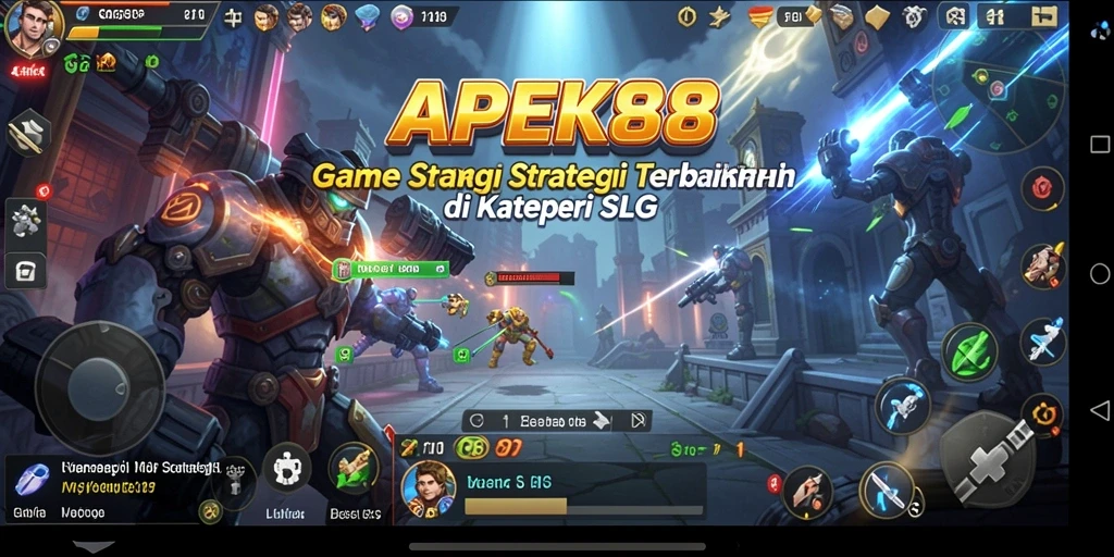Tampilan menarik dari gameplay strategis APEK88 yang mendebarkan.
