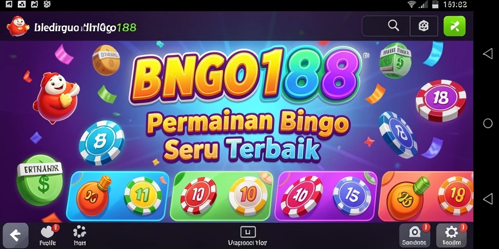 Tampilan gameplay seru saat bermain Bingo di BINGO188.