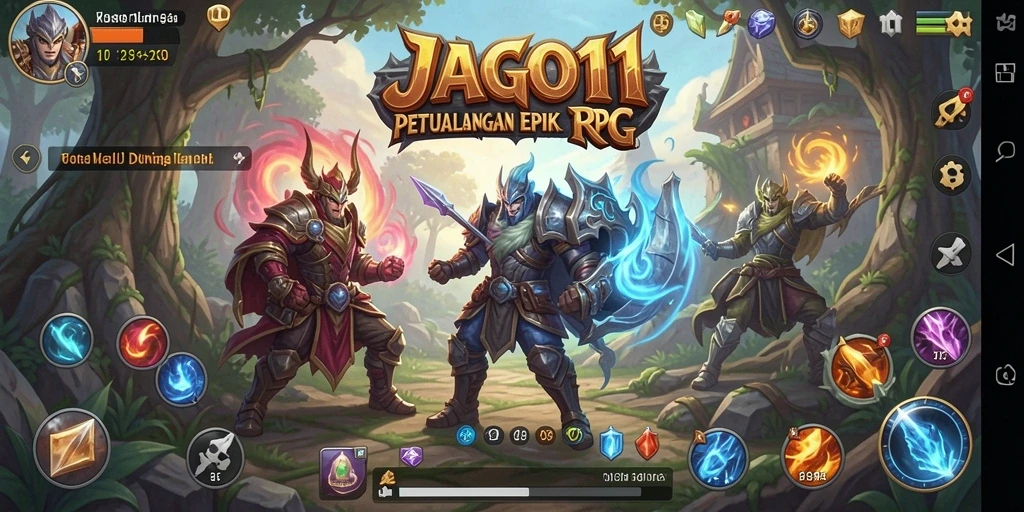 Gameplay JAGO11 yang mendebarkan dan dunia yang kaya.
