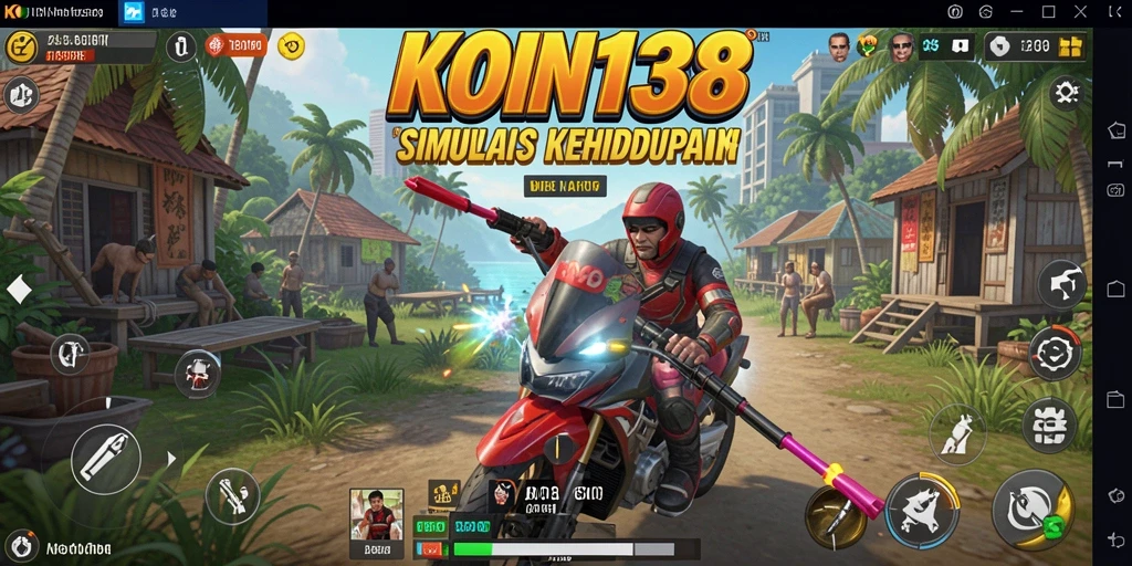 Tampilan gameplay KOIN138 yang menakjubkan dan interaktif.