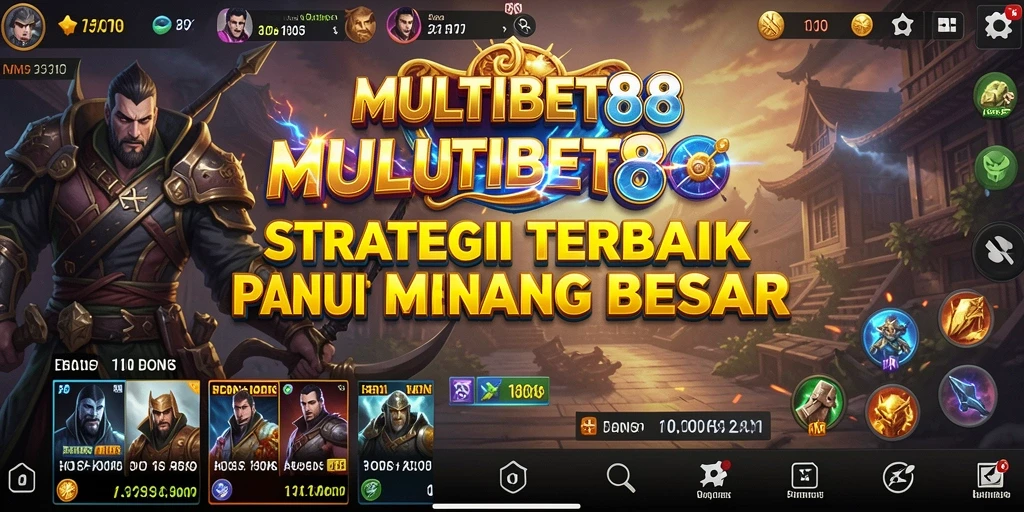 Tampilan mendebarkan dari gameplay strategi MULTIBET88.
