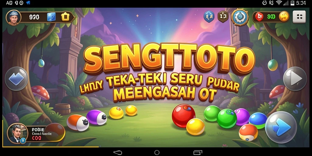 Tampilan menarik dari gameplay puzzle SENGTOTO yang menantang.
