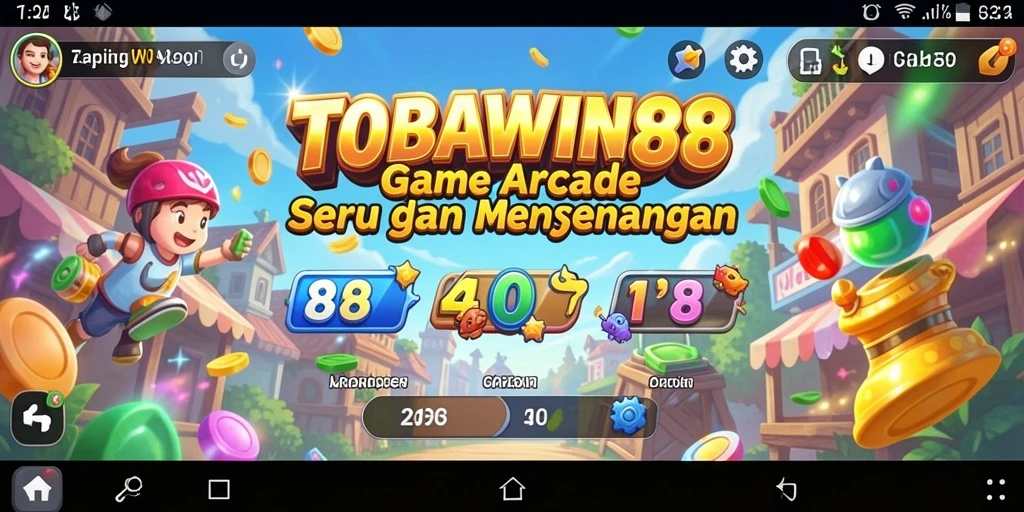 Tampilan gameplay TOBAWIN88 yang seru dan penuh aksi.